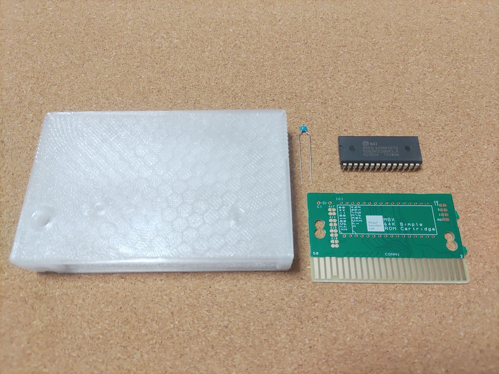 MSX向けROM基板を使って拡張用RAMカートリッジを作る by mikecat | elchika