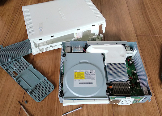 本体の分解