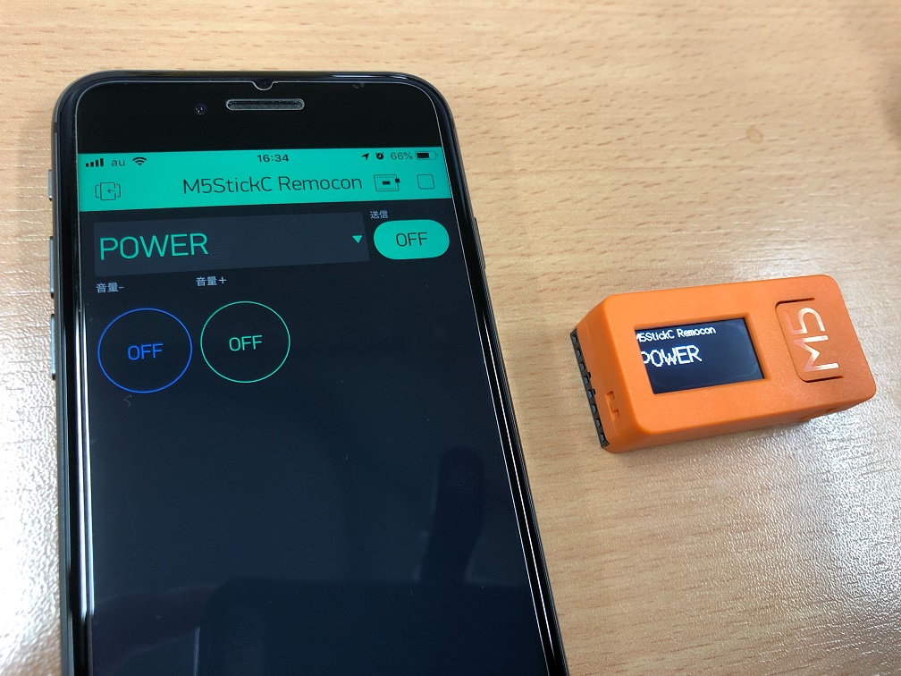 M5stickcでスマホから操作できる家電リモコンを作る Elchika