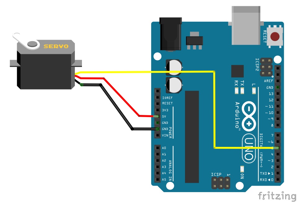 ラジコンサーボモーターをArduinoで動かしてみる（その１） by R_Castle | elchika